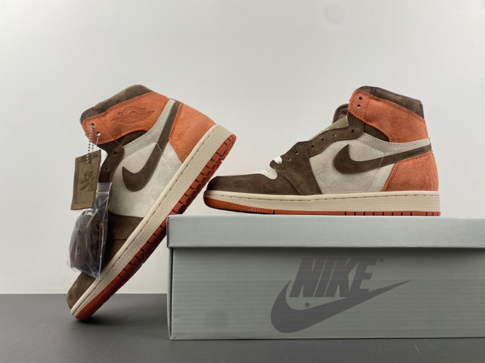 air jordan 1 retro high og wmns "dusted clay" fq2941-200