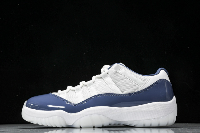 air jordan 11 low "midnight navy/diffused blue" fv5104-104