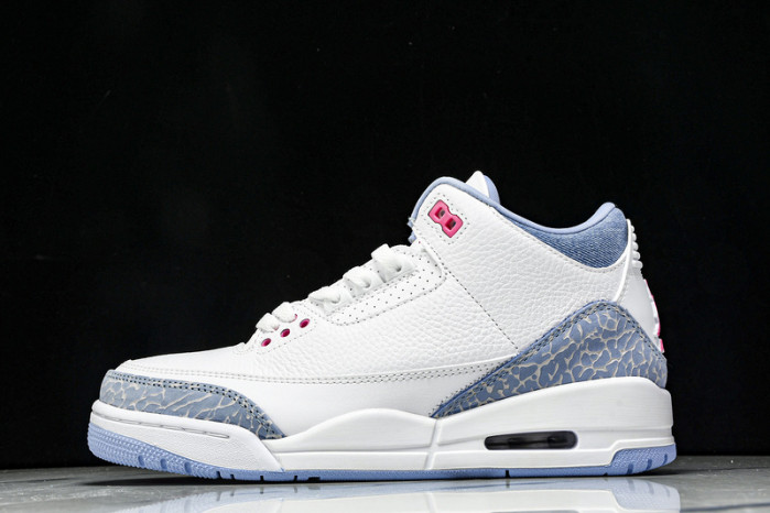 Air Jordan 3 Retro GS White Pink Glow HQ0784-101