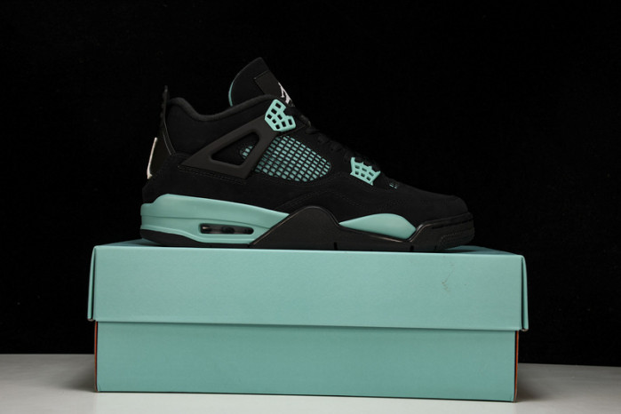 air jordan 4 black tiff any green bq7669-132