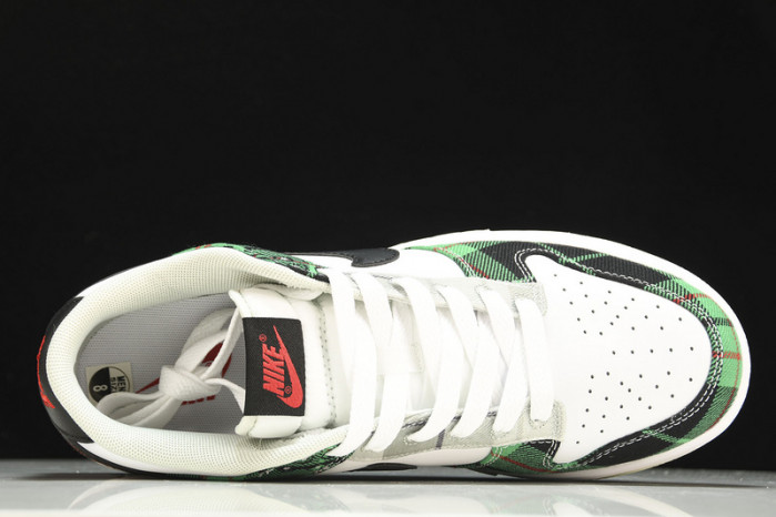 nike dunk low tartan plaid - dv0827-100