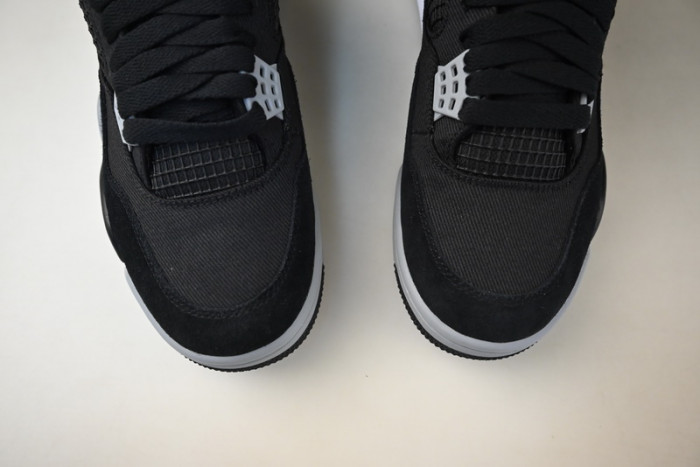 air jordan 4 black canvas dh7138-006