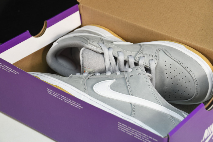 nike sb dunk low pro iso orange label wolf grey gum dv5464-001