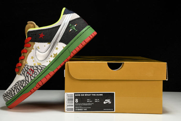 nike sb dunk low what the dunk - 318403-141