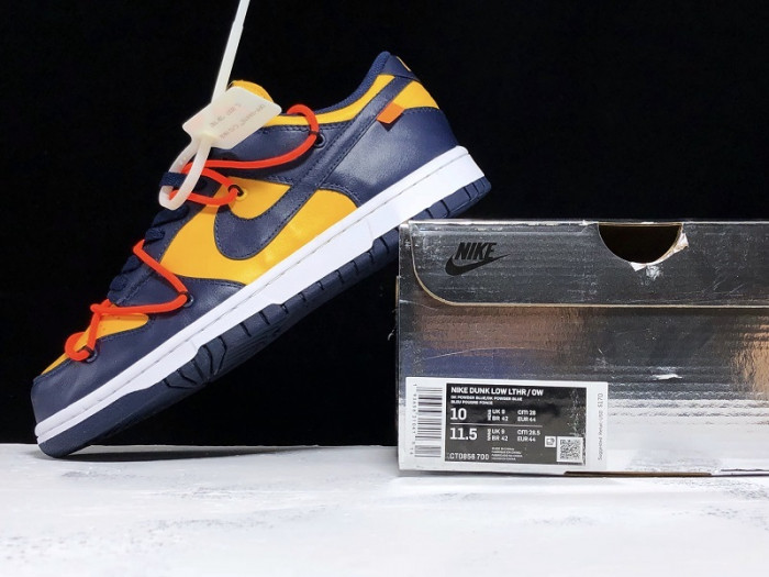 nike dunk low of michigan - ct0856-700