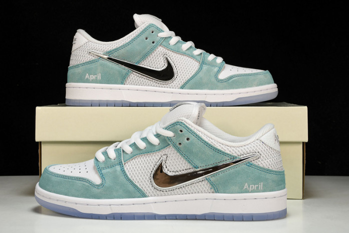 april skkateboards x nk sb dunk low fd2562-400