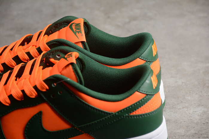 nike dunk low retro miami hurricanes - dd1391-300