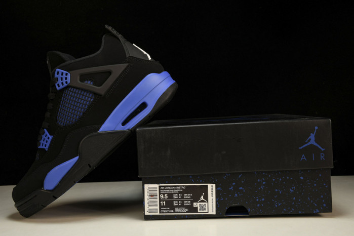 air jordan 4black game royal ct8527-017