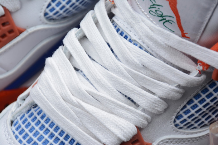 air jordan 4 white/bright crimson-royal blue 308497-171