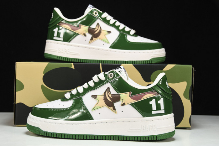 a bathing ape bape sta low copshoe bp-060