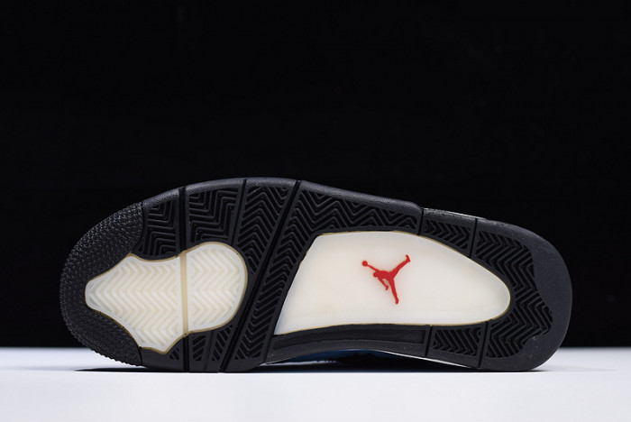 travis scott x air jordan 4 “houston oilers” university blue 308497-406