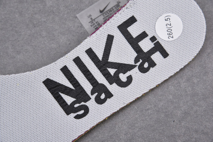 sacai x nike pegasua vaporfly black white ci9928-001