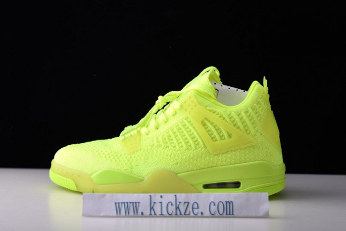 air jordan 4 flyknit “volt” aq3559-700