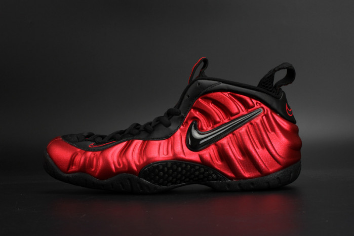 nike air foamposite pro "universty red" mens 624041-604