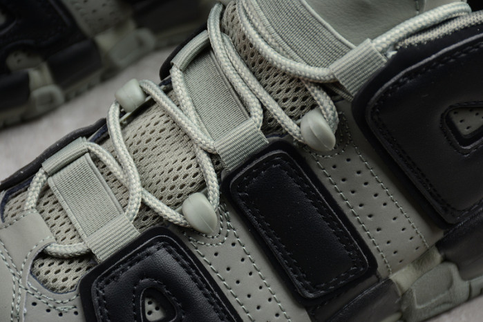 nike air more uptempo “dark stucco” dark stucco/black womens 415082-007