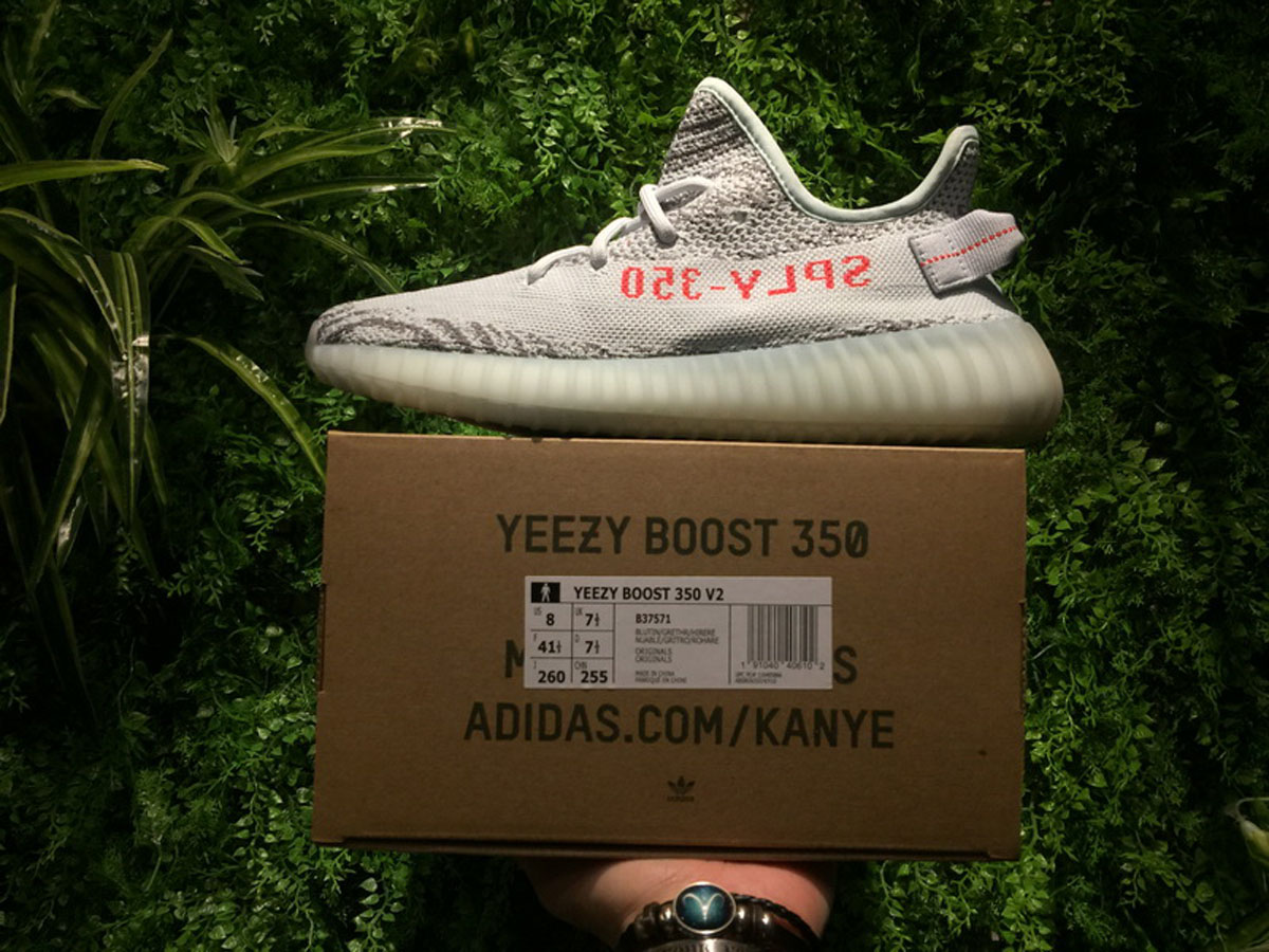 Yeezy 350 Boost V2 Blue Tint